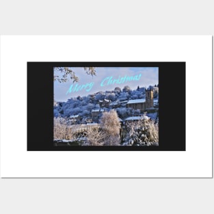 Ironbridge Village Winter Scene Posters and Art